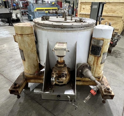 Tolhurst 30 x 18 perforate basket centrifuge, 316SS.
