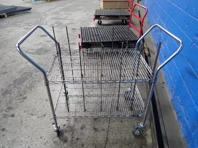 Uline 2 @ 23" X 35" Metal Cart