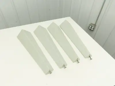 Omga Machine Base Table Legs 26-1/2" Long White Radial Arm Saw Set of 4