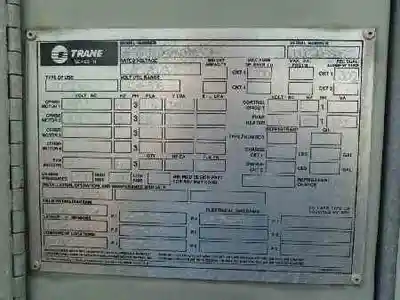 USED TRANE NA