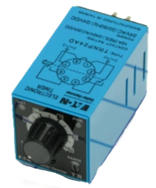 Eaton TRNP24AD Timing Relay, 24 Vac/dc Coil, DPDT, 2 Form C [New]