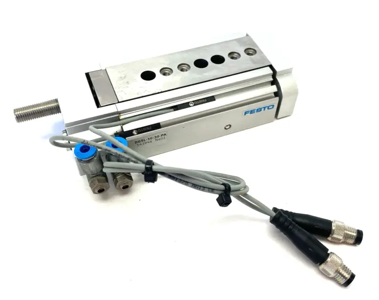 Used FESTO MINI SLIDE 30MM STROKE 543944 W/ DUAL PROXIMITY SWITCHES Linear Actuators Michigan US | Maverick Industrial Sales #1090853