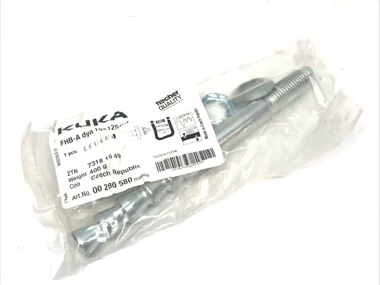 New | in-Stock KUKA FHB-A DYN 16X125/25 STEEL ANCHOR KIT Misc Fasteners Michigan US | Maverick Industrial Sales #1091644