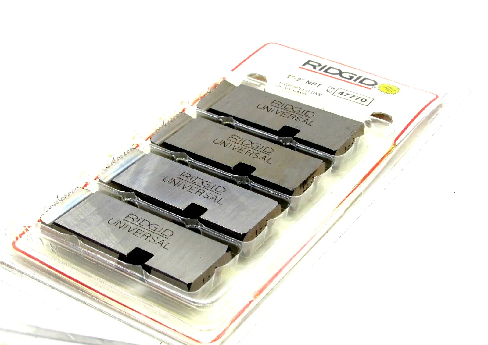 NEW RIGID TOOLS 47770 SET OF 4 RIGHT HANDED UNIVERSAL CHASERS