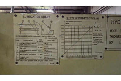 Used 2007 HYDRACUT 1065 Power Squaring Shears (Inch) Illinois US | Revelation Machinery #1512112