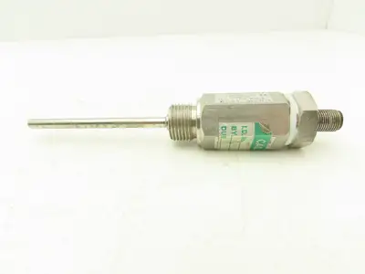 Widerstands Thermometer w Transmitter3-1/4" Probe 4 Pin Connector 0..50C 4..20mA