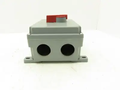 Hubbell IP69k Rotary Disconnect 600V 50Hp 100A Enclosed