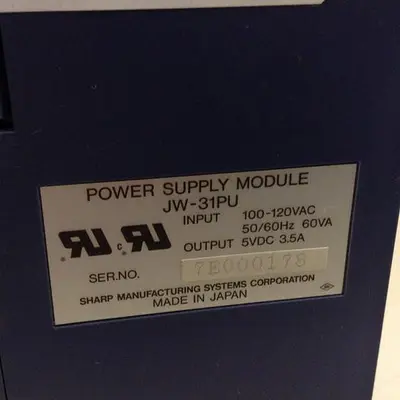 USED SHARP JW-31PU