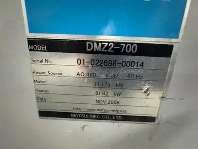 USED 2006 MATSUI DMZ SERIES