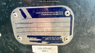 Used 2022 HYUNDAI HX480AL Crawler Excavators Texas US | National Equipment Dealers #1422499