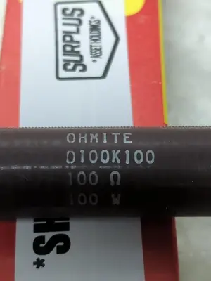 New | in-Stock OHMITE D100K100 Miscellaneous Equipment (Electrical & Power) Ohio US | Surplus Asset Holdings #1209094