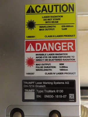 Used TRUMPF TRUMARK STATION 7000 Laser Markers Minnesota US | Machinesused.com #1566294