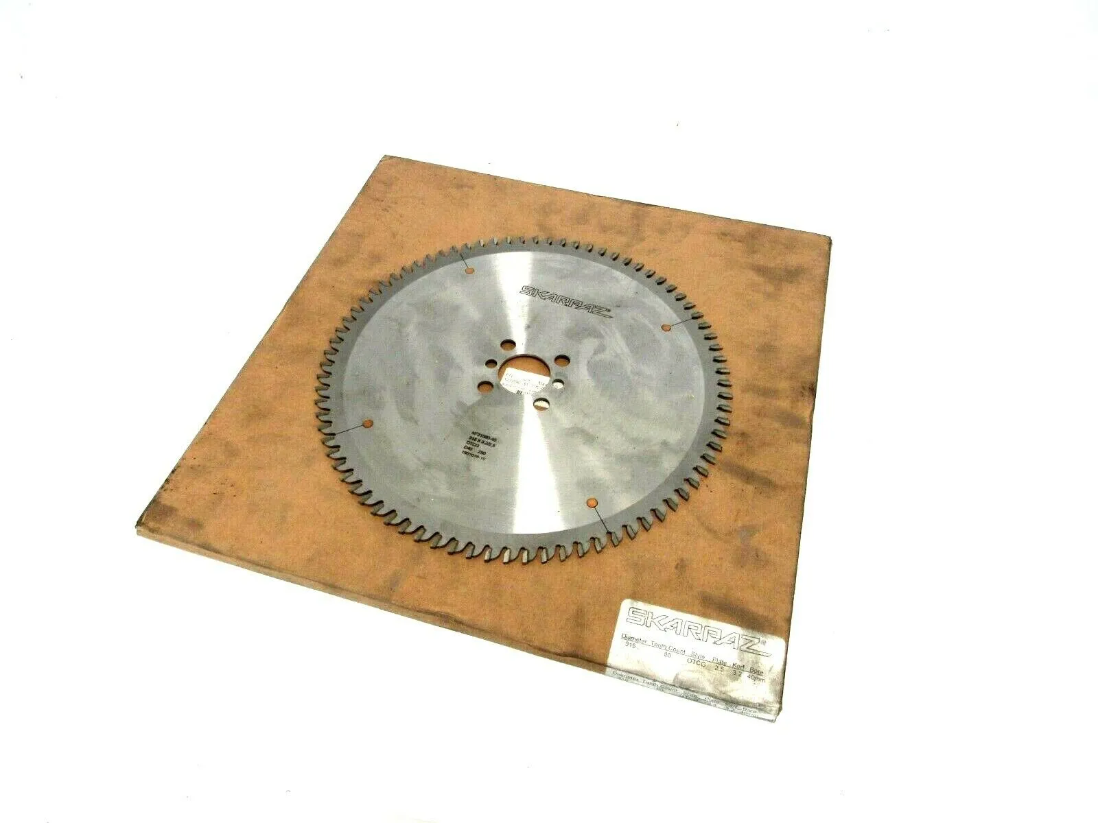 NEW SKARPZ NF31580-40 SAW BLADE 12" 80 TEETH 1-5/8 ARBOR 315×3.2/2.5