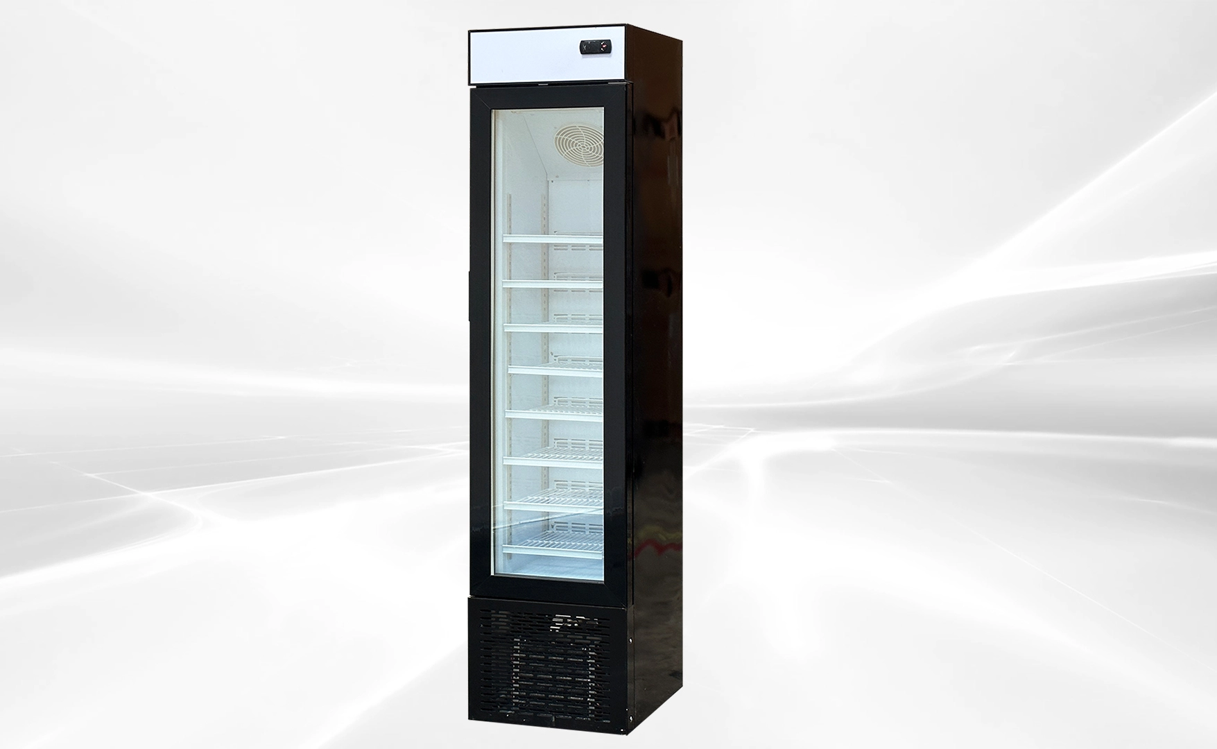 171-0342 16" Single Glass Door Self Contained Freezer