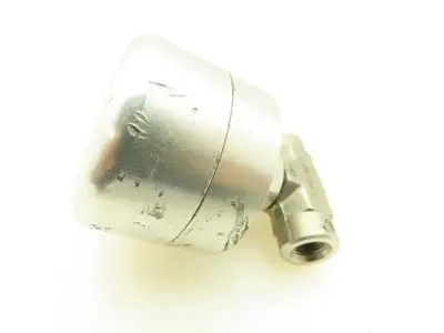 Parker 2F-V4L0-11AD-SS Series Pneumatic Inline Needle Valve 316 SS Air 1/8" Port