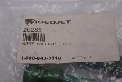 NEW VideoJet 26285 Adapter Wastefre ADS II Marsh STOCK H1332A