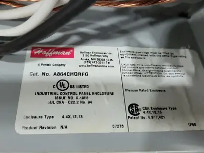 USED HOFFMAN A864CHQRFG