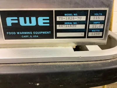 152-0495 FWE Electric Warming Cabinet