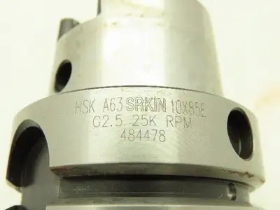 SRKIN HSKA63 10x85E Shrink Fit Milling Chuck HSK63A Tool Holder Taper Shank 10mm