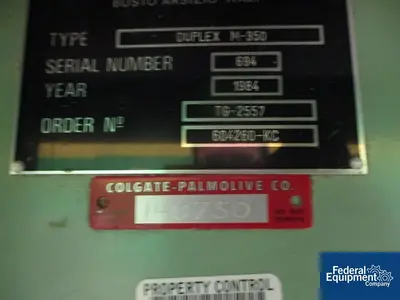 USED Mazzoni Mazzoni Two Stage Single Screw Vacuum Plodder, Model Duplex M350