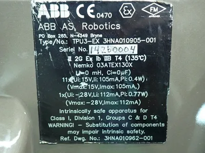 USED ABB 3HNA010905001