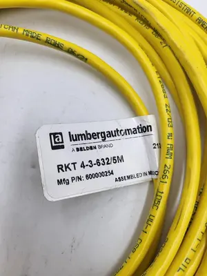 New | in-Stock LUMBERG AUTOMATION LUMBERG AUTOMATION RKT 4-3-632/5M Misc Electrical & Power Parts | ND Industrial Surplus #1216646