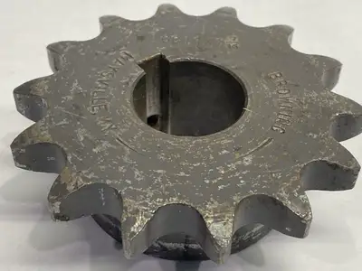 USED BROWNING ROLLER CHAIN SPROCKET 14 TEETH 1-3/16" BORE