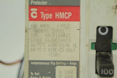 Used Westinghouse HMCP100R3C Circuit Breakers California US | Davliegogo LLC #1705263