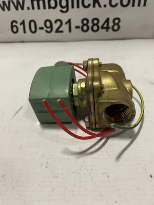 ASCO Red-Hat II 8210G095VM 3/4″ Brass 2-Way Solenoid Valve 10.1W
