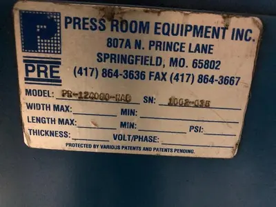 USED 4,000 LB x 12" x .092" PRE COMPLETE SERVO FEED LINE