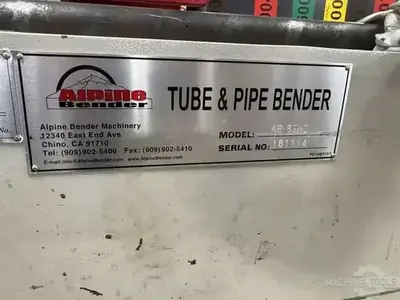 Used ALPINE AB89NC Pipe, Tube & Bar Benders Illinois US | Perfection Global, LLC. #1389588
