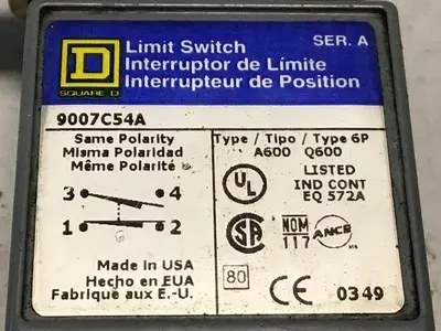 USED SQUARE D 9007-C54A