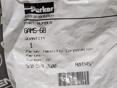 Parker GAMS-68 3/8" to 1/2" Male Straight Adapter Compression Fitting New
