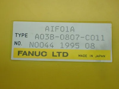 Used FANUC A03B0807C011 Input / Output Modules Ohio US | HGR 24 #885642