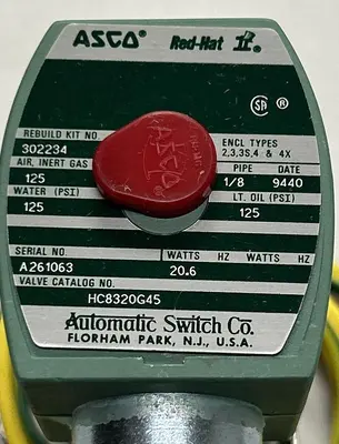 New | in-Stock ASCO HC8320G45 Solenoid Valves Ohio US | Surplus Asset Holdings #1236400