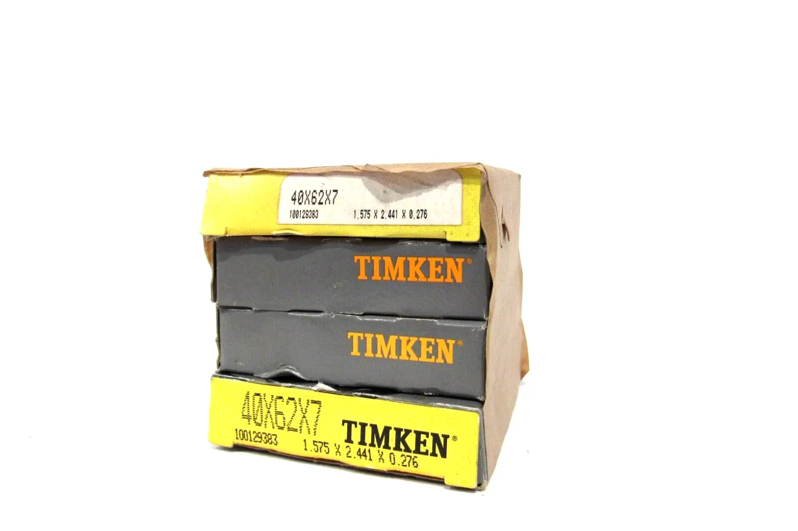 LOT OF 4 NEW TIMKEN 40X62X7 SEALS