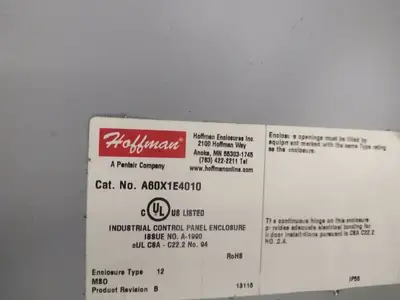 Used Hoffman A60X1E4010 Electrical Boxes Michigan US | Maverick Industrial Sales #1460715
