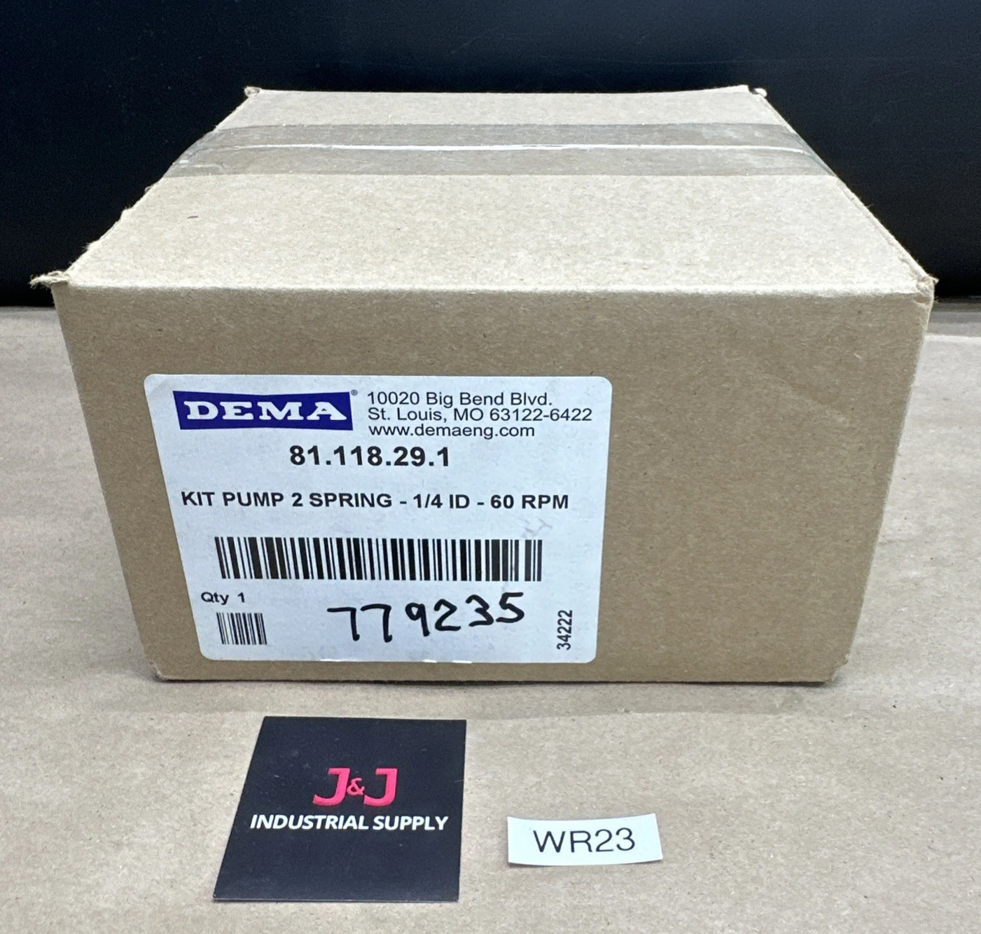 New | in-Stock DEMA 81.118.29.1 Valves/Fittings Indiana US | J&J Industrial Supply #800966