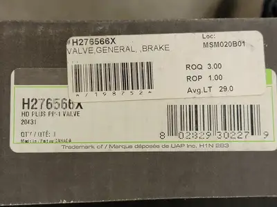 HD plus PP-1 Control Valve H276566X