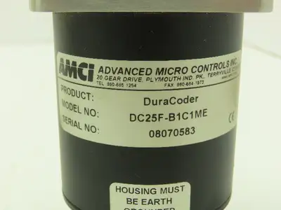 Advanced Micro Controls DC25F-B1C1ME Duracoder Incremental Rotary Shaft Encoder
