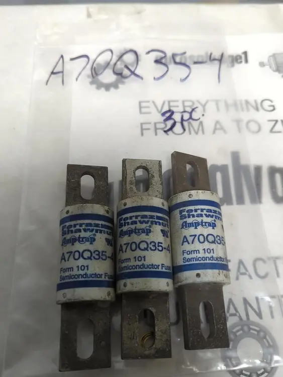 New | in-Stock FERRAZ SHAWMUT A70Q35-4 Miscellaneous Equipment (Electrical & Power) | Surplus Asset Holdings #1195426