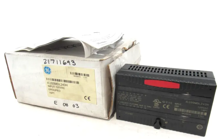 New | in-Stock GE FANUC GE FANUC IC200MDL240H Input / Output Modules | SB Industrial Supply #829245
