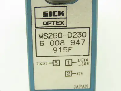 Sick WS260-D230 Optex Photoelectric Sensor