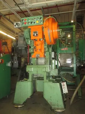1680-230 Perkins 15 Ton HIGH SPEED Straight Side Gap Frame Flywheel Power Press, Model 15-S