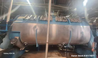 Used Haarslev HCD 60 Coil Disc Dryer | 7.5 T/hr Capacity | 60 m² Heating Surface | Stainless Steel | Built 2018