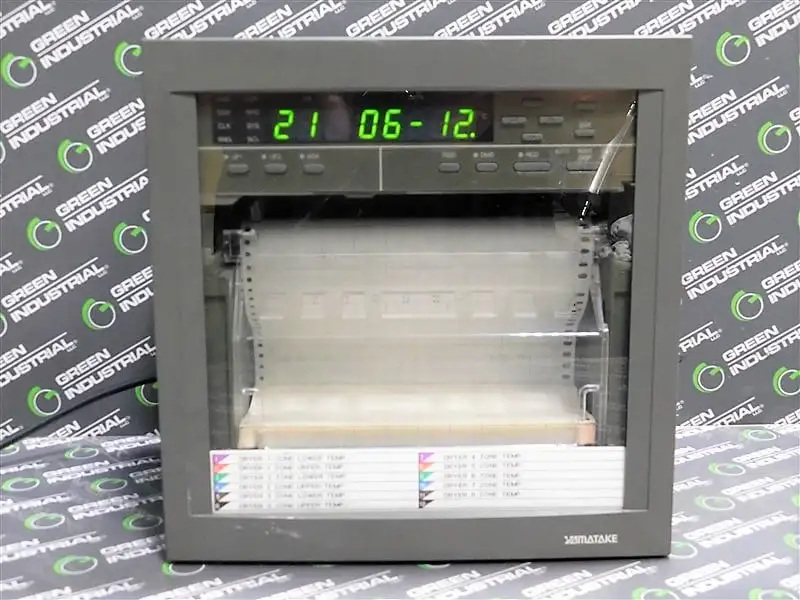 Yamatake Corporation SRF212AS000D0 Chart Recorder Used