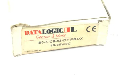 NEW DATALOGIC S5-5-C8-93-D1 PROX PHOTOELECTRIC SENSOR S55C893D1 PROX