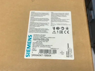 USED SIEMENS SIRIUS SOFT STARTER S3 106 A, 55 KW/400 V