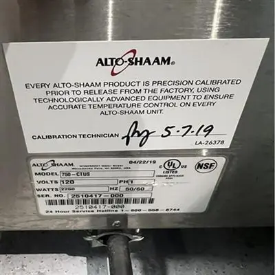 Used ALTO SHAAM 750-CTUS Hot Food Warming, Holding, & Transport Cabinets British Columbia CA | Surrey Food Equipment #1244443