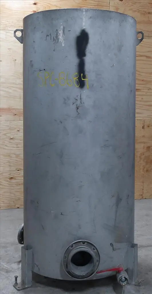 SPC8684  Tank 350 gallon vertical tank, Stainless Steel, flat